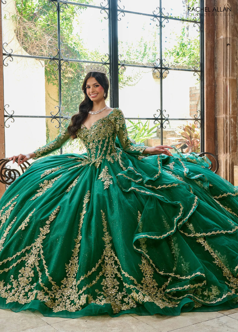 Rachel Allan Style RQ1137 - EMERALD GOLD