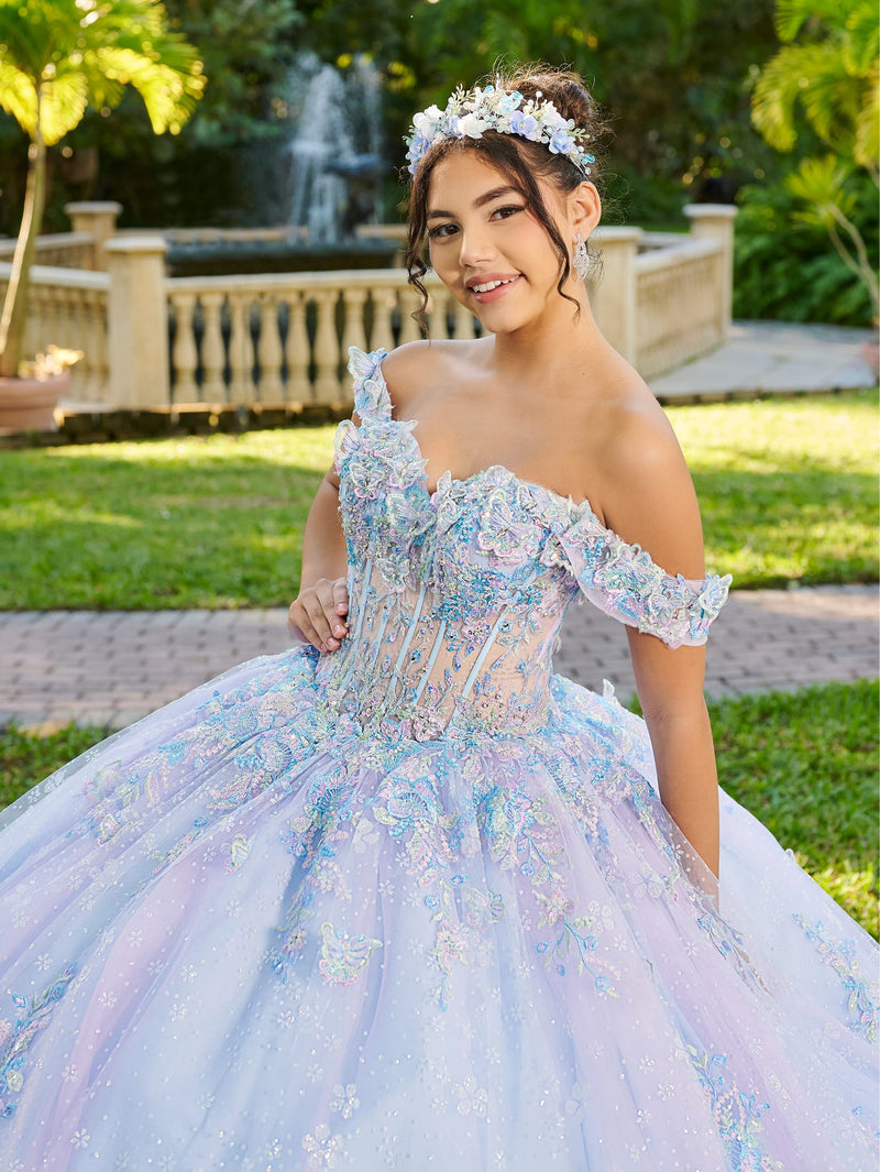 House of Wu Style 56515 - Blue Lilac Multi