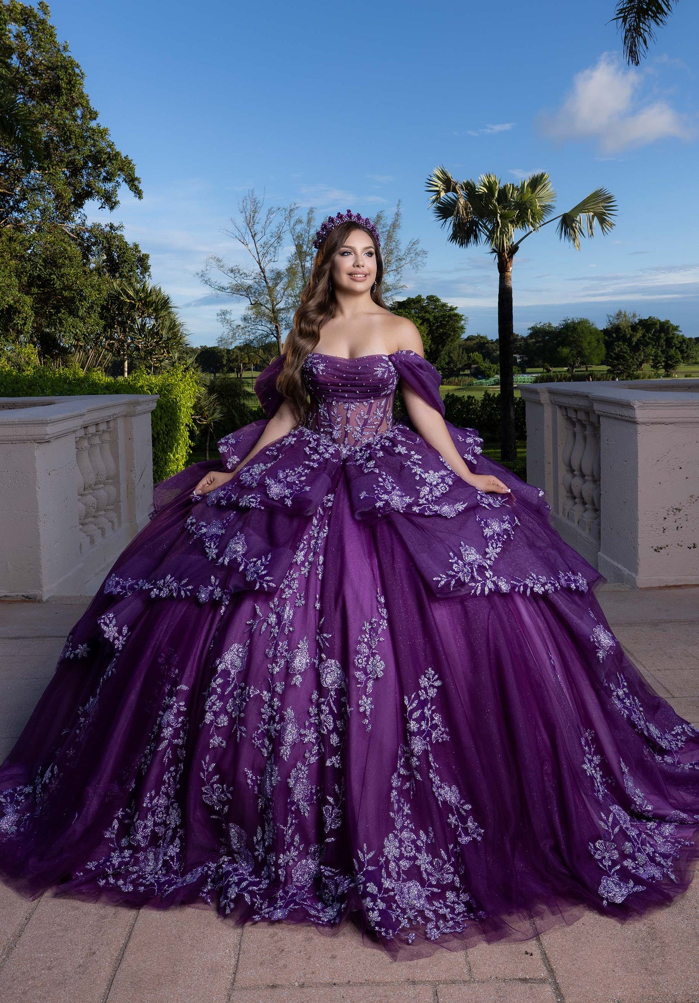 Morilee Style 4080027 - Eggplant/Light Purple