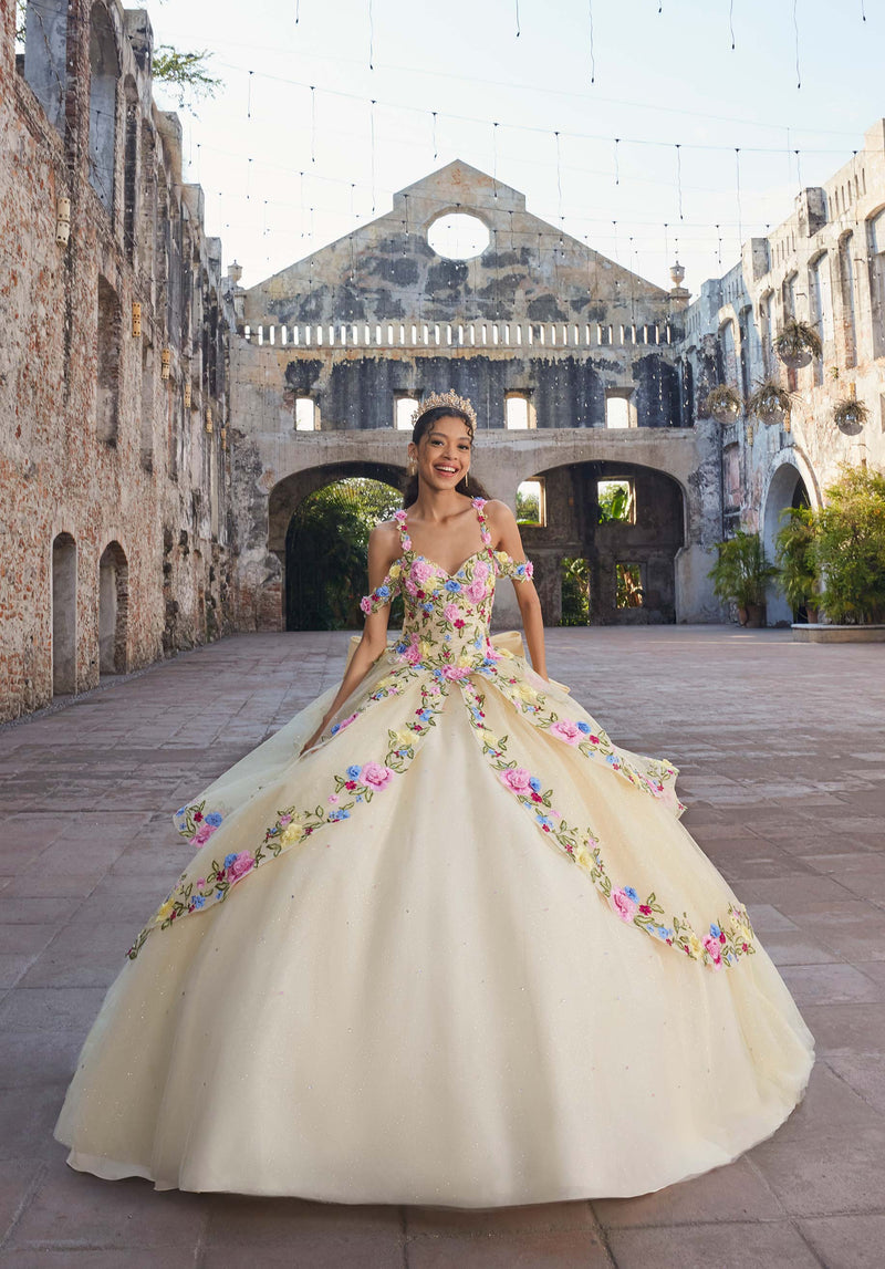 Morilee Style 89545 - Champagne/Multi
