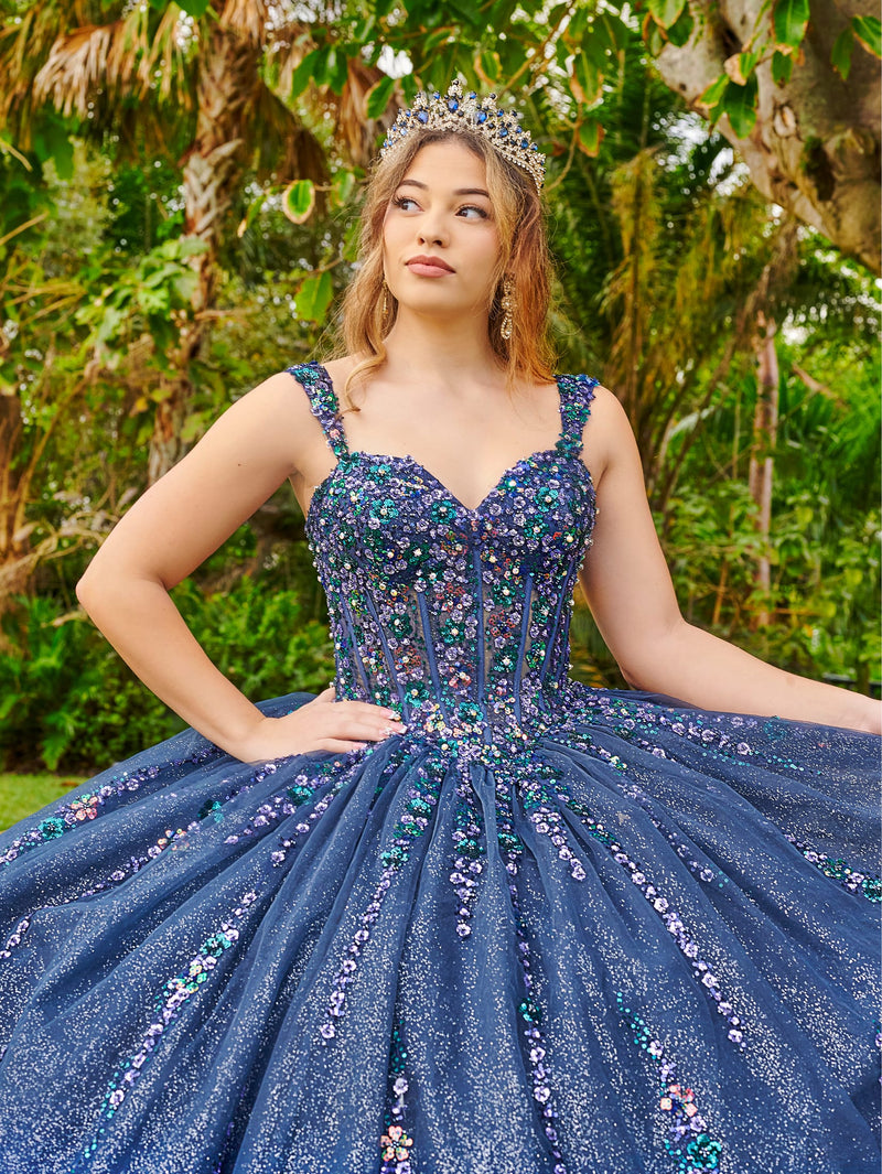 House of Wu Style 56509 - Navy Multi