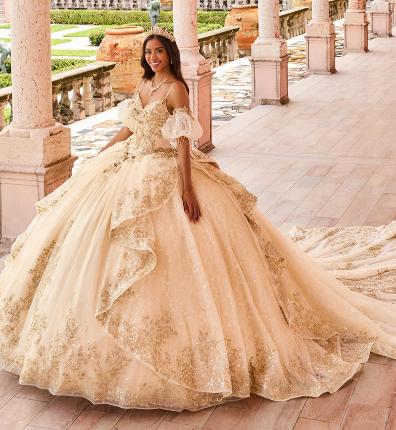 Princesa Ariana Vara PR30161 - Champagne/Gold