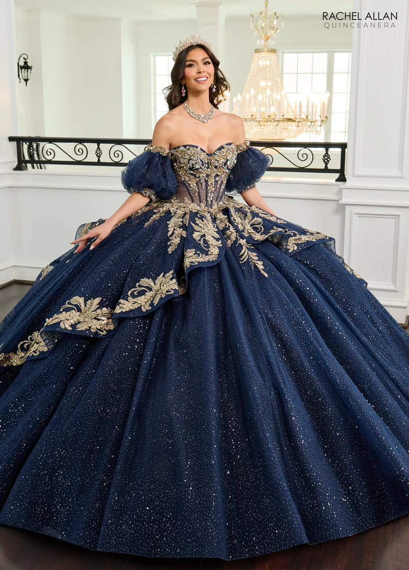 Rachel Allan Style RQ3153 - NAVY GOLD