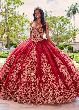 Princesa Ariana Vara PR12264 - Wine/Gold