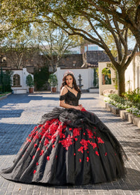 Rachel Allan Style RQ1144 - BLACK RED