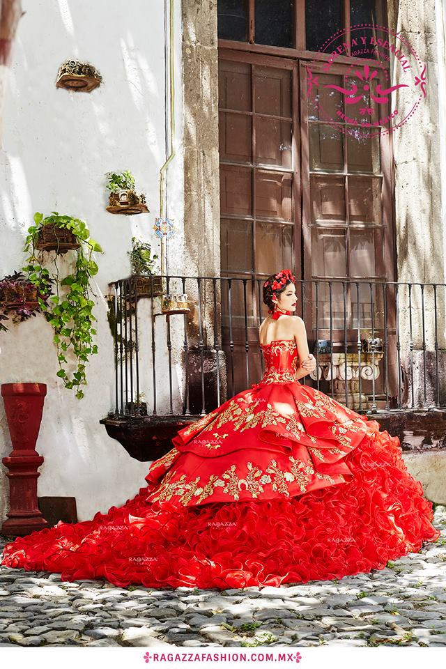 Ragazza Style M13-113 - Rojo/Oro/Plata
