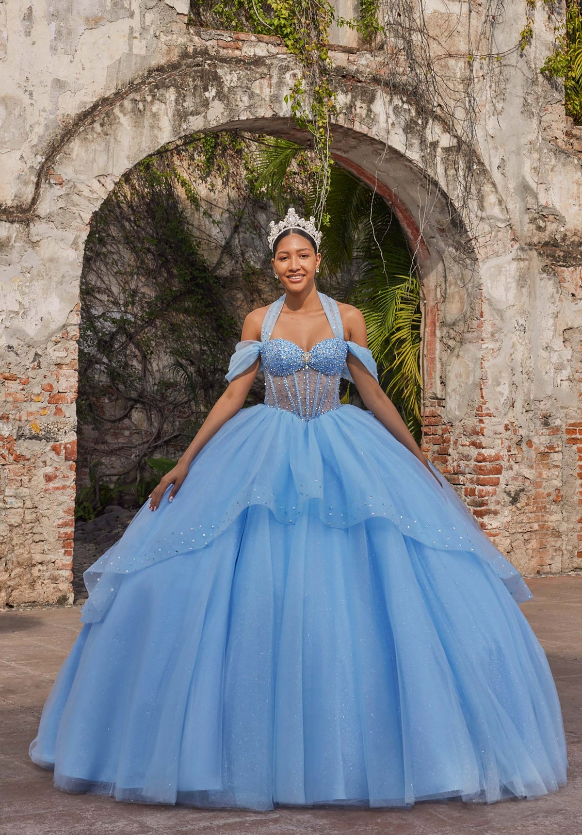 Morilee Style 89554 - Bahama Blue