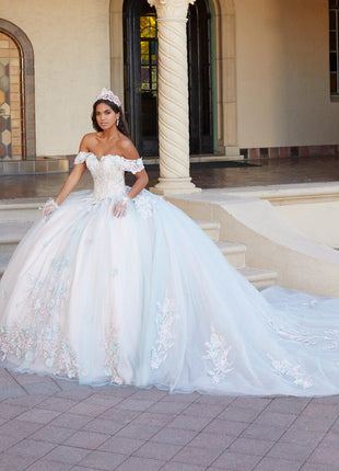 House of Wu Style 26055 - Aqua/Pink