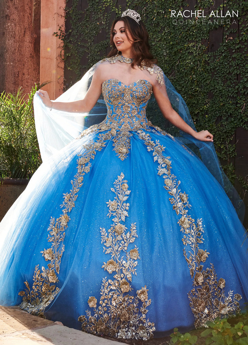 Rachel Allan Style RQ1111 - AZURE GOLD
