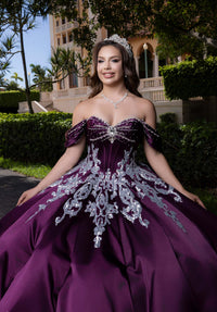 Morilee Style 4080009 - Plum/Silver