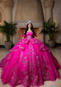 Morilee Style 4080027 - Fuchsia/Silver