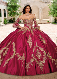 Rachel Allan Style RQ2217 - BURGUNDY GOLD