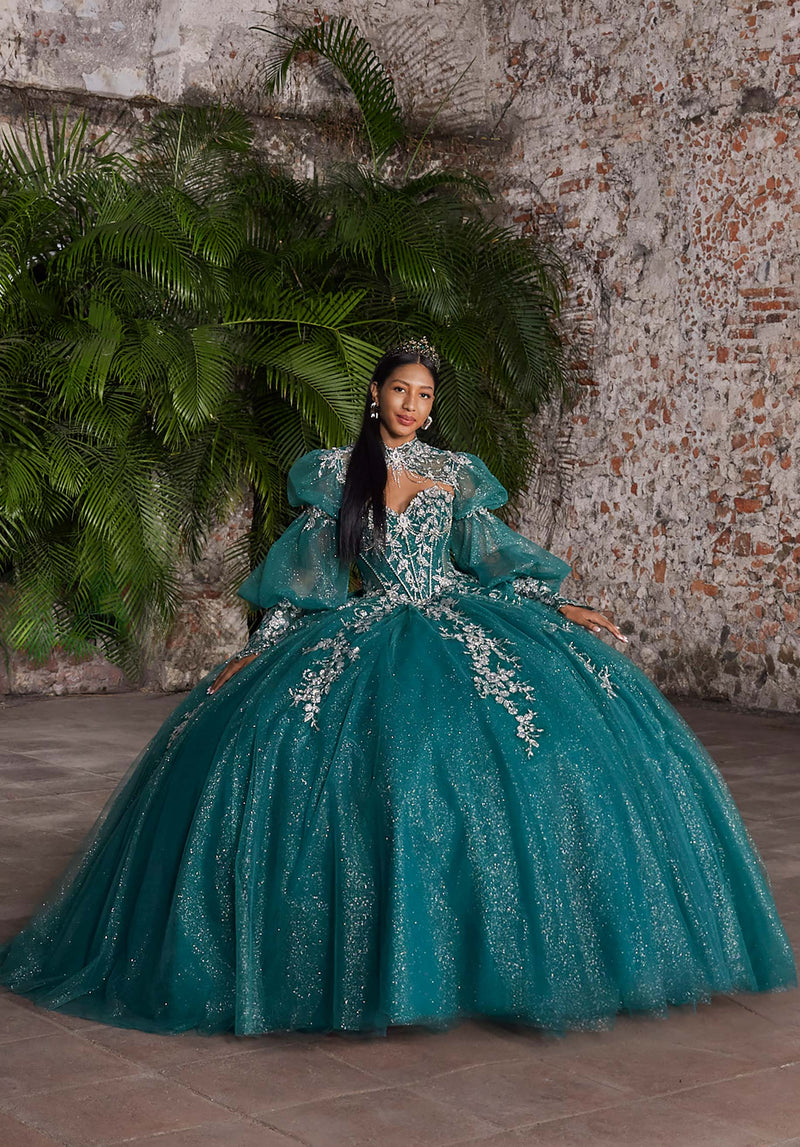 Morilee Style 89563 - Emerald/Silver