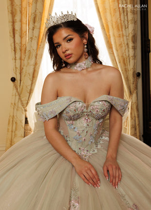 Rachel Allan Style RQ3186 - SAGE BLUSH MULTI
