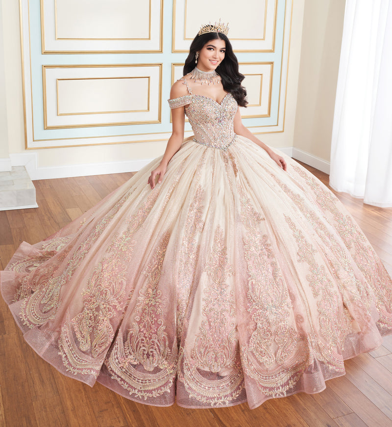 Princesa Ariana Vara PR30173 - Champagne/Rose Gold
