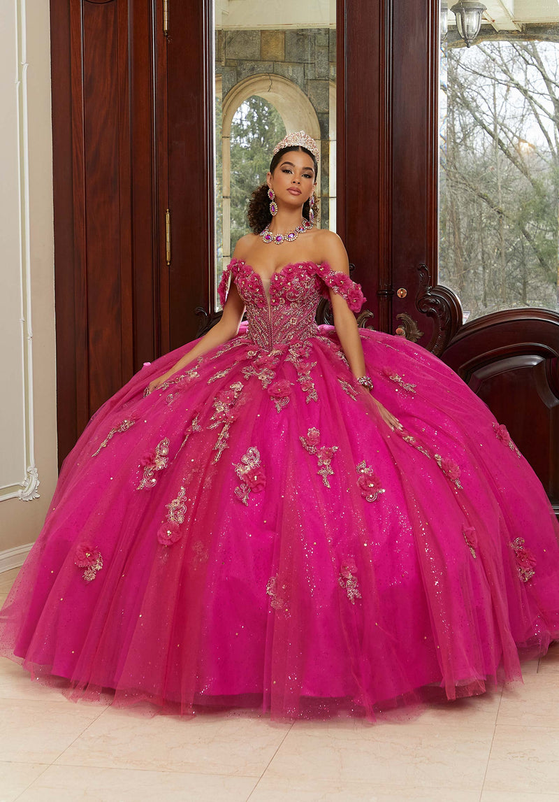 Morilee Style 89473 - Fuchsia/Gold