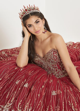 House of Wu Style 56458 - Burgundy/Gold