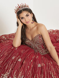House of Wu Style 56458 - Burgundy/Gold