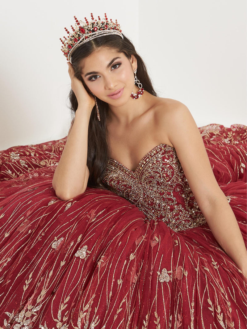 House of Wu Style 56458 - Burgundy/Gold