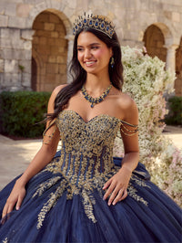 House of Wu Style 56540 - Navy/Gold