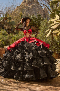 Ragazza Style MV58-158 - Rojo/Negro