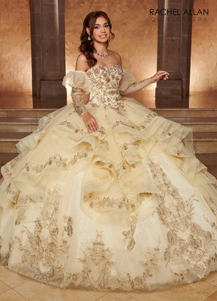 Rachel Allan Style RQ3107 - CHAMPAGNE ROSE GOLD