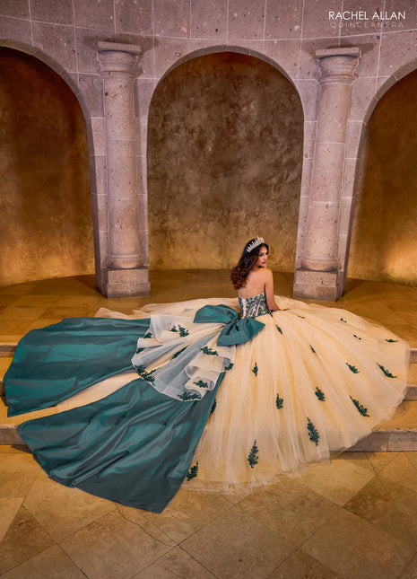 Rachel Allan Style RQ1152 - CHAMPAGNE PEACOCK