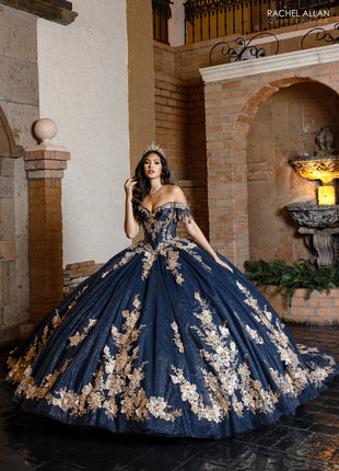 Rachel Allan Style RQ2228 - NAVY GOLD