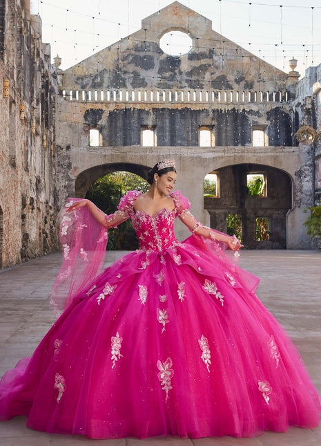 Morilee Style 89548 - Fuchsia/Silver