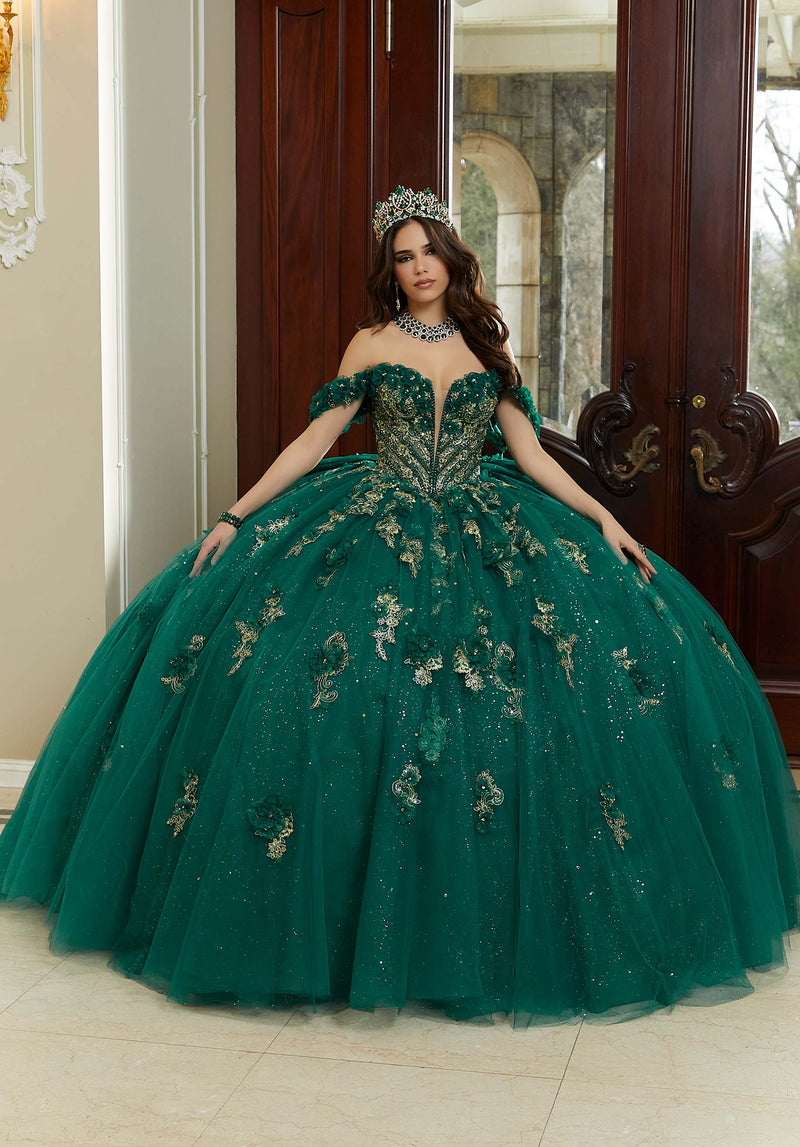 Morilee Style 89473 - Emerald/Gold