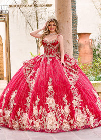 Rachel Allan Style RQ3140 - BURGUNDY GOLD