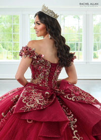 Rachel Allan Style RQ3145 - BURGUNDY GOLD