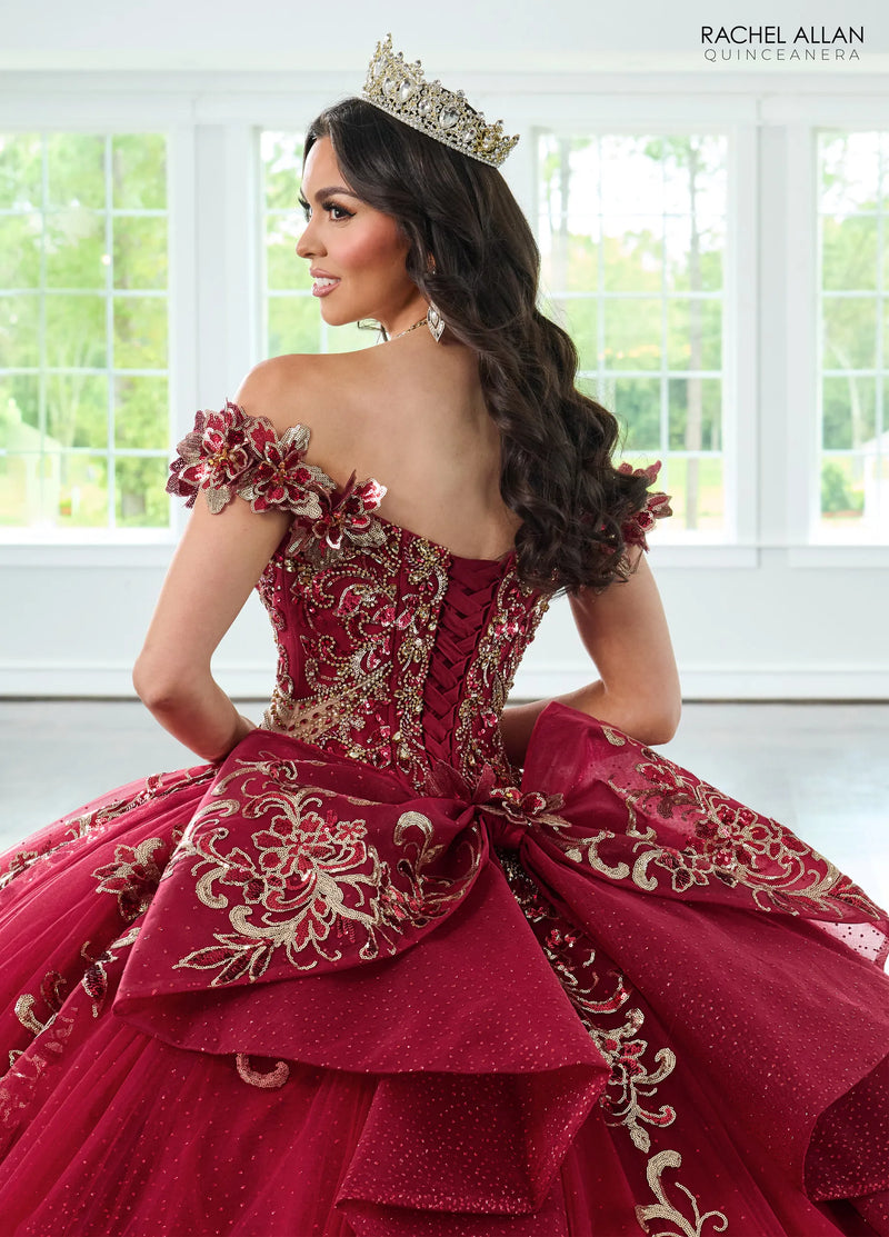 Rachel Allan Style RQ3145 - BURGUNDY GOLD