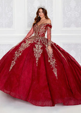 Princesa Ariana Vara PR12267 - Wine/Gold