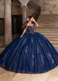 Rachel Allan Style RQ1184 - NAVY MULTI