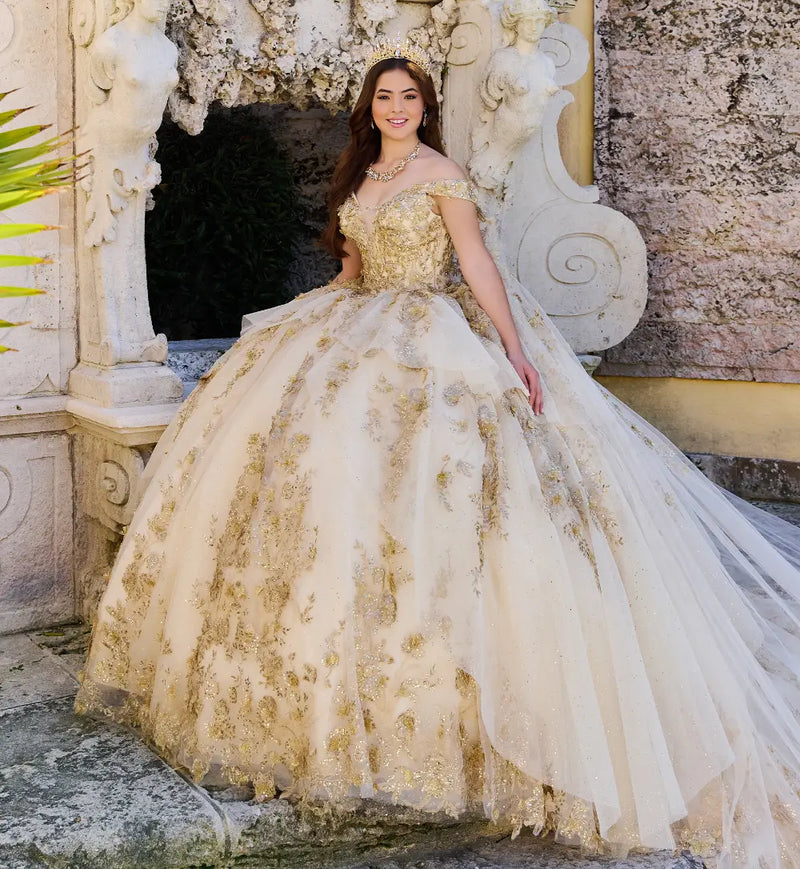 Princesa Ariana Vara PR30119 - Champagne/Gold
