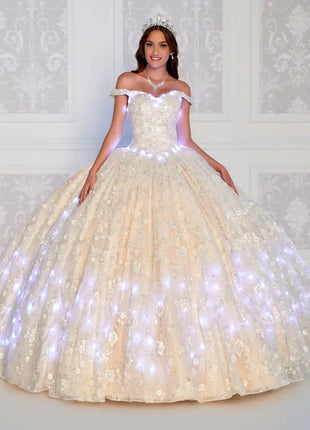 Princesa Ariana Vara PR12266 - Ivory/Champagne