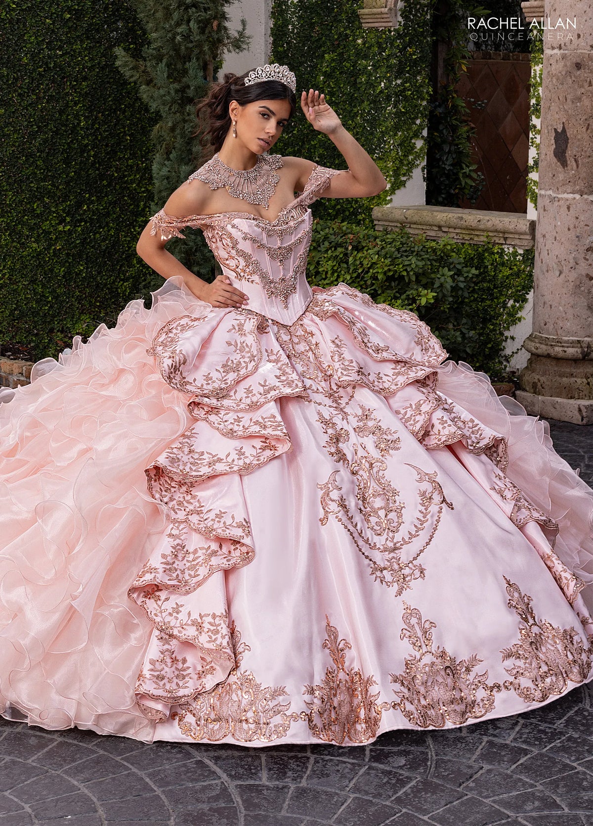 Rachel Allan Style RQ6004 - BLUSH ROSE GOLD