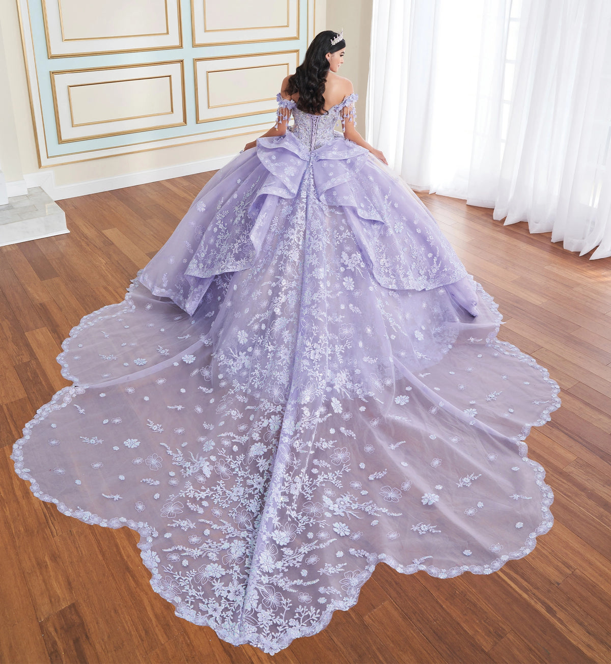 Princesa Ariana Vara PR30172 - Lavender/Champagne