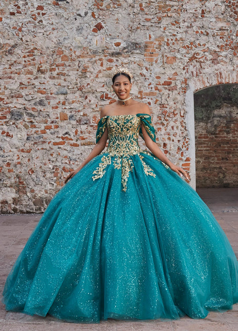 Morilee Style 89535 - Emerald/Gold