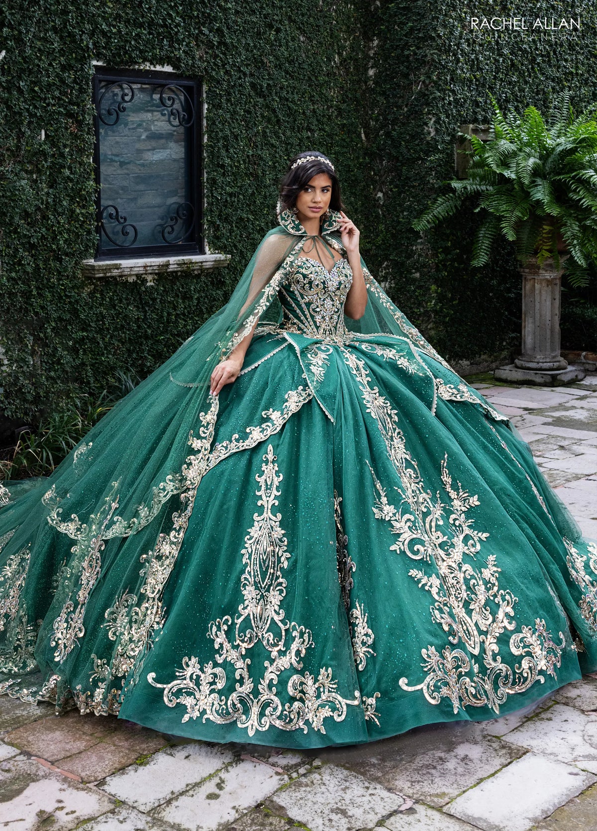 Rachel Allan Style RQ6015 - EMERALD GOLD