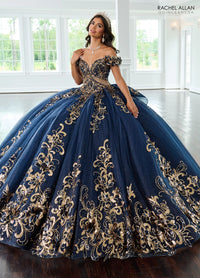 Rachel Allan Style RQ3145 - NAVY GOLD