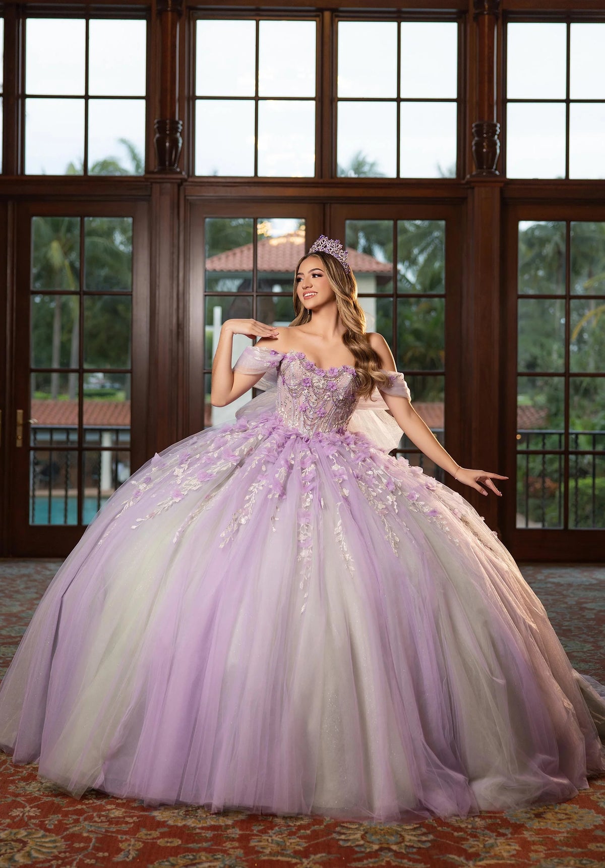 Morilee Style 4080001 - Lavender/Moss
