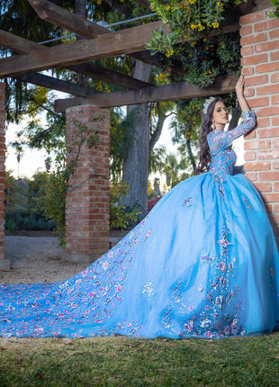 House of Wu Style 26093 - Periwinkle Multi