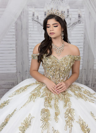 House of Wu Style 26063 - White/Gold