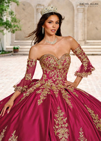 Rachel Allan Style RQ2217 - BURGUNDY GOLD