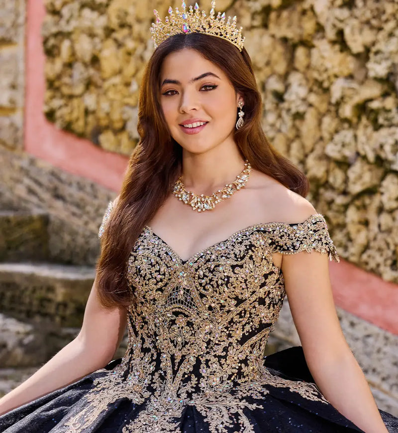 Princesa Ariana Vara PR30138 - Black/Gold