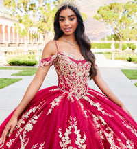 Princesa Ariana Vara PR30153 - Wine/Gold