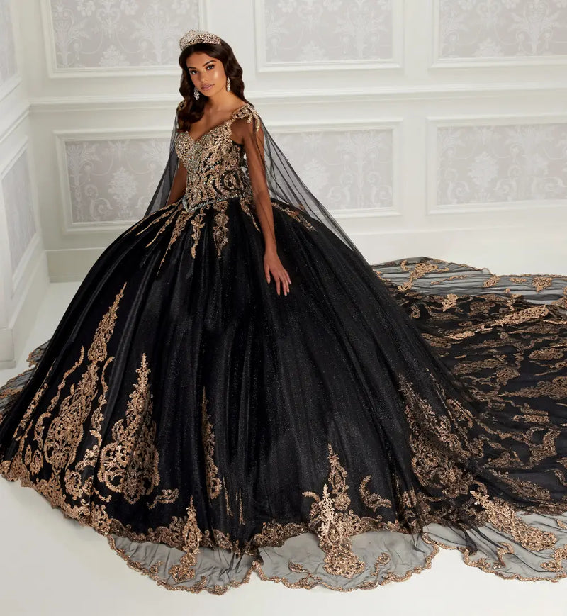 Princesa Ariana Vara PR22141 - Black/Gold