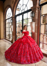 Rachel Allan Style RQ1141 - RED FUCHSIA